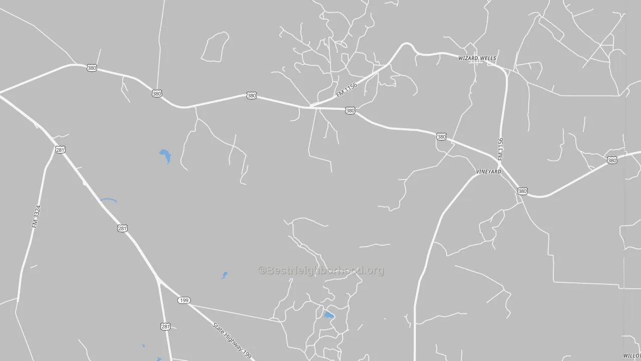Bike Grade map of Vineyard, TX