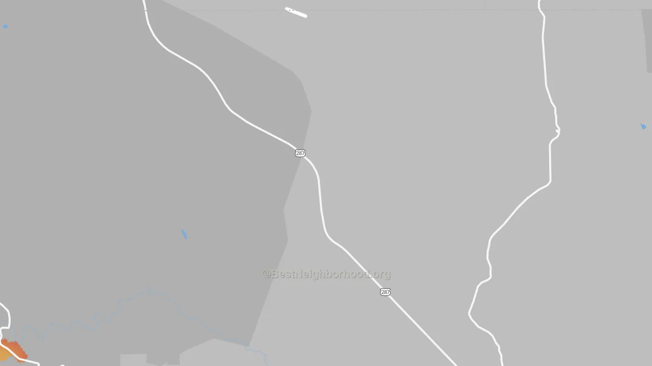 Bike Grade map of Virginia Dale, CO