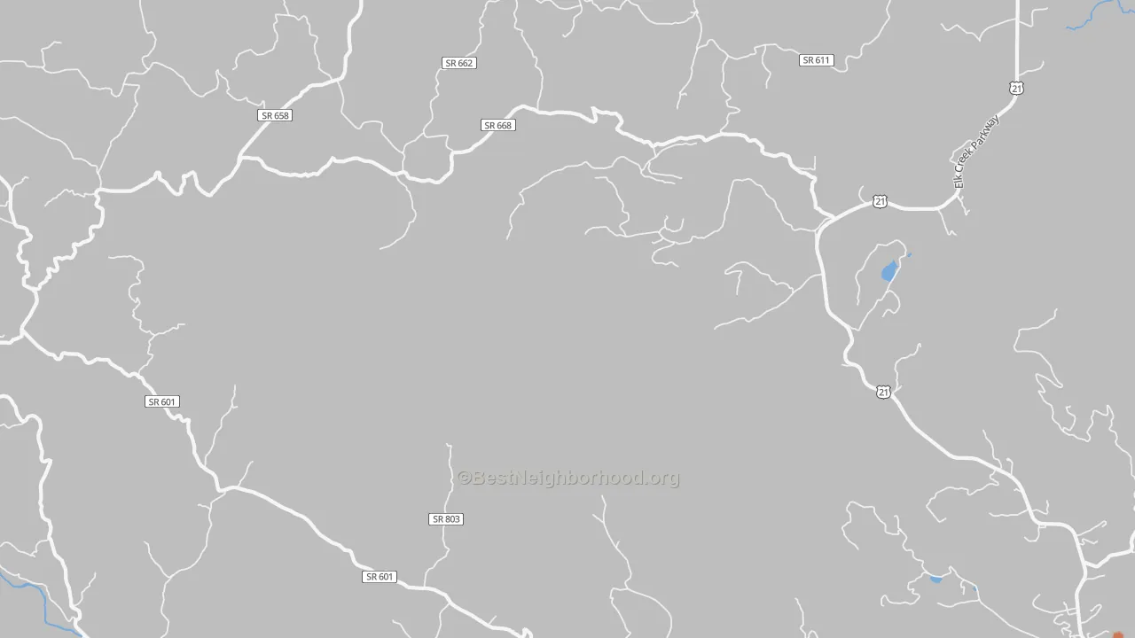 Bike Grade map of Volney, VA