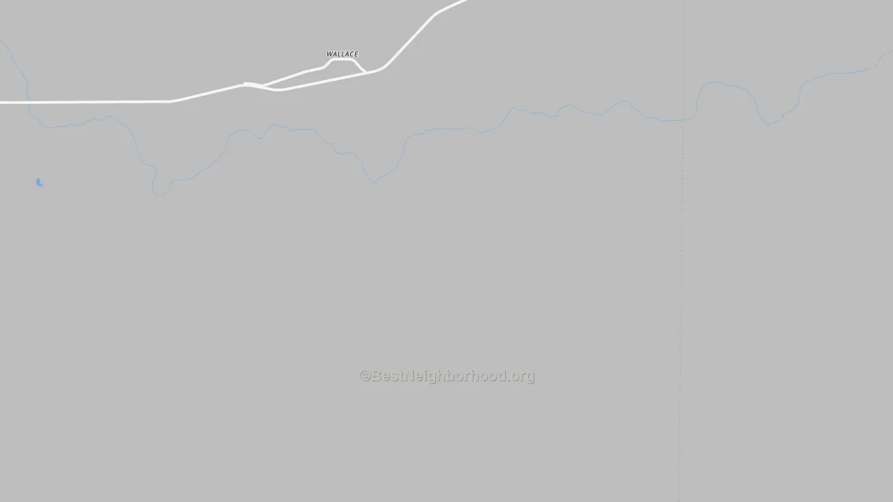 Bike Grade map of Wallace, KS