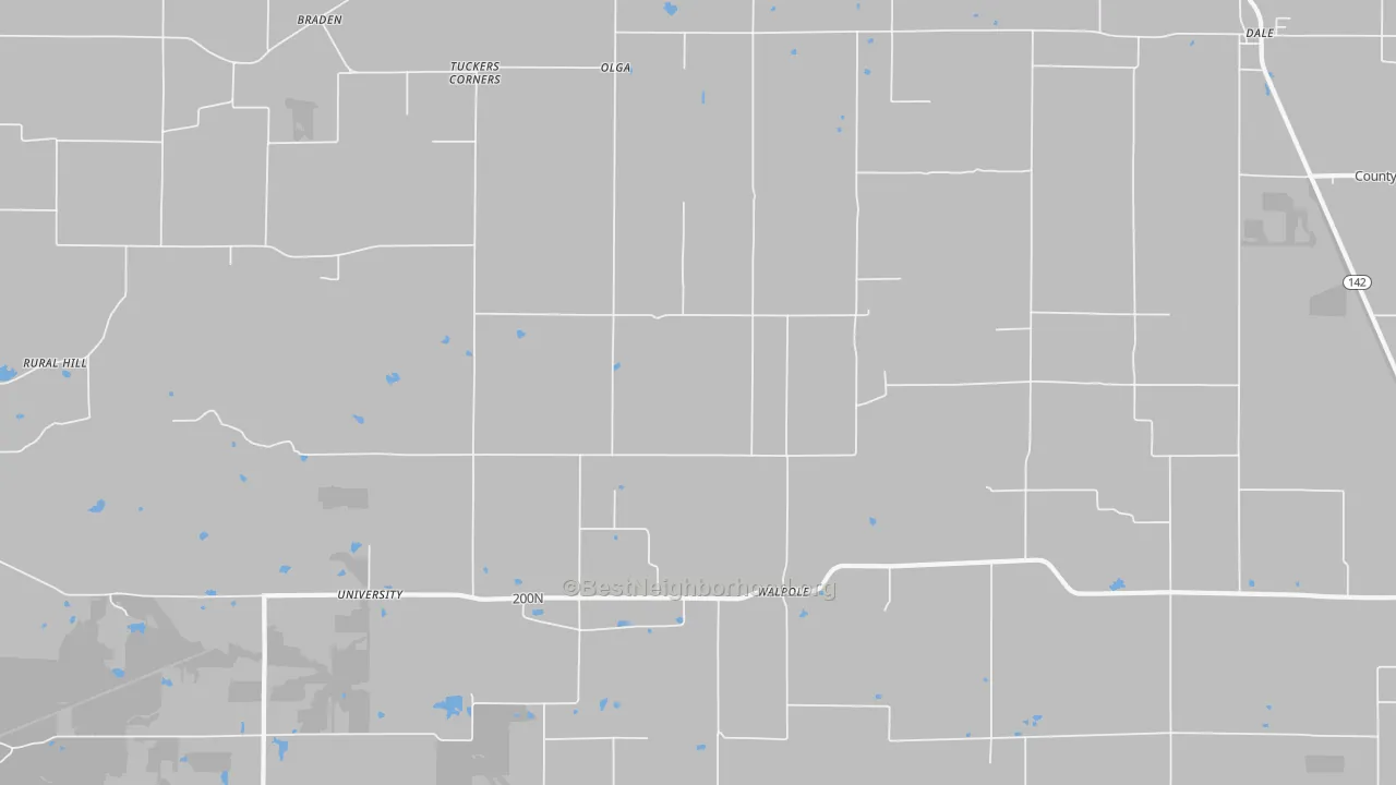Bike Grade map of Walpole, IL