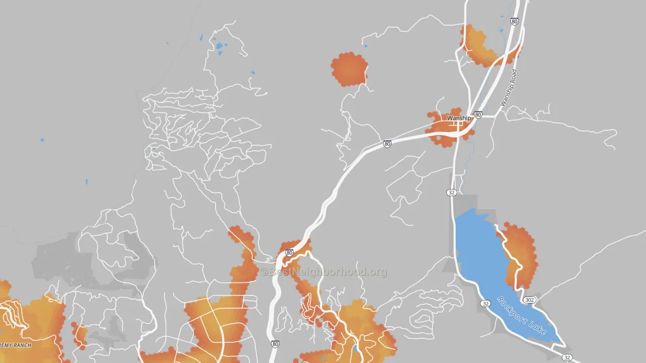Bike Grade map of Wanship, UT