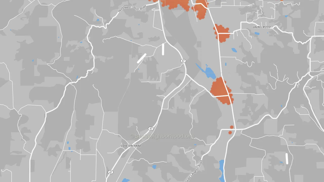 Bike Grade map of Wapato, OR