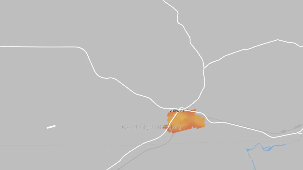 Bike Grade map of Washtucna, WA