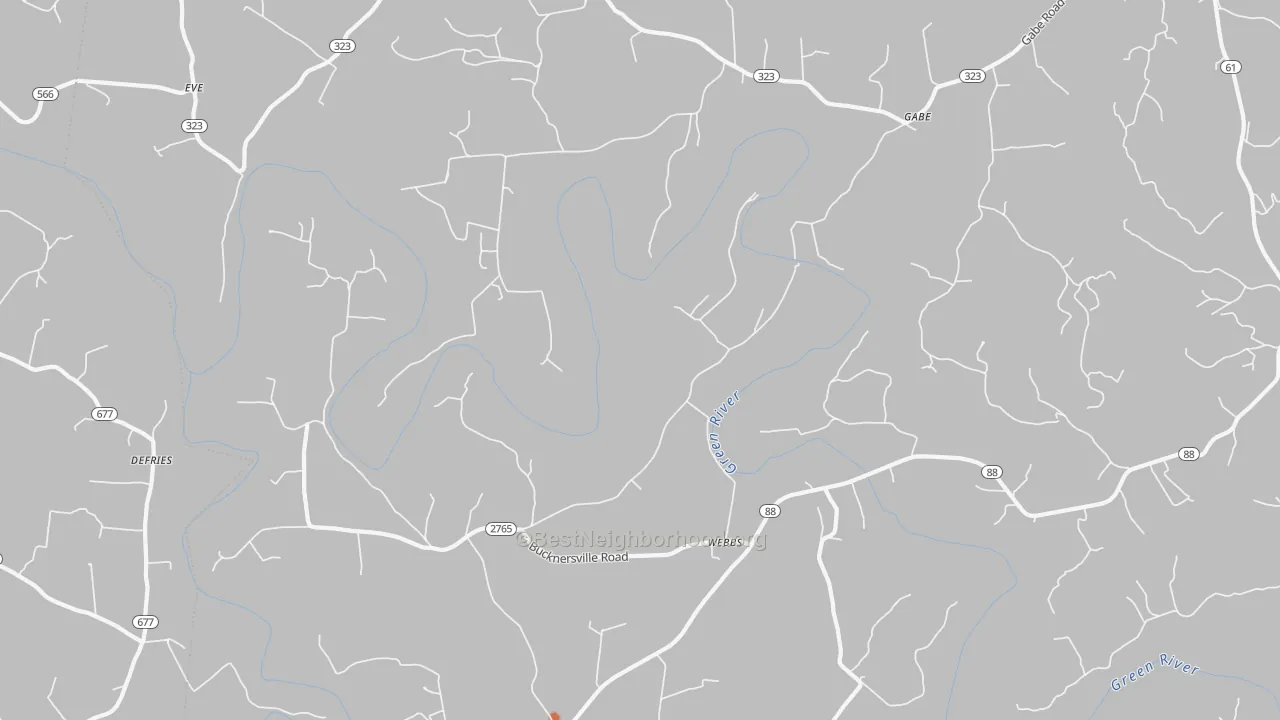 Bike Grade map of Webbs, KY