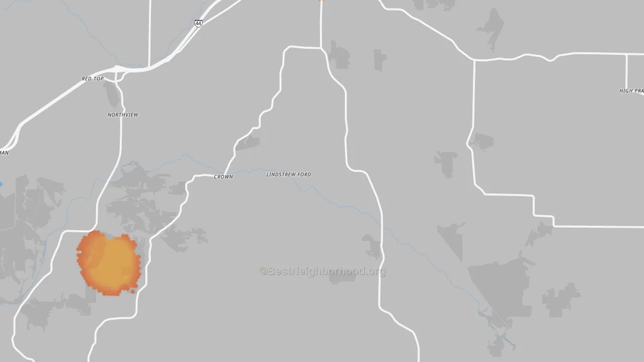 Bike Grade map of Webster County, MO