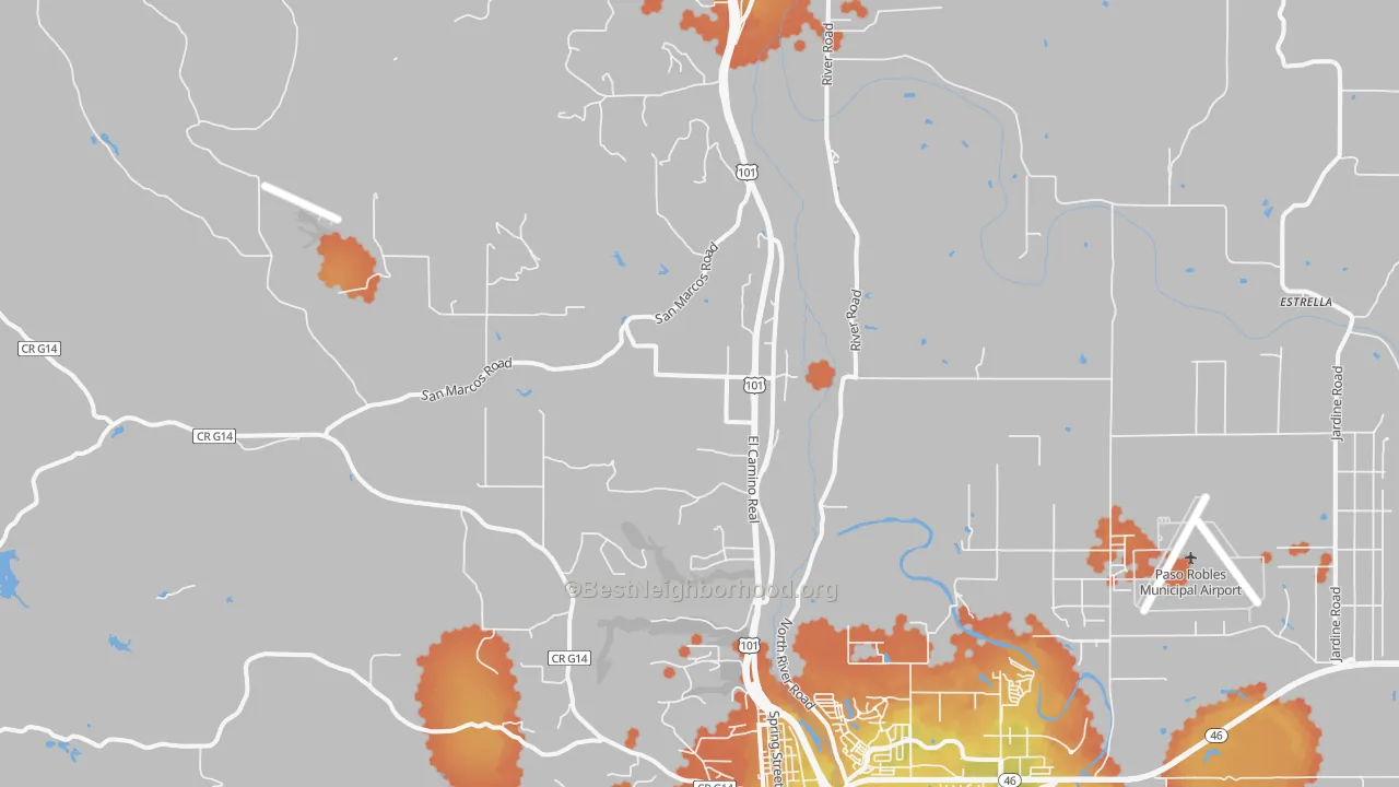 Bike Grade map of Wellsona, CA