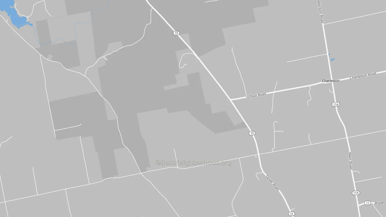 Bike Grade map of West Charleston, ME