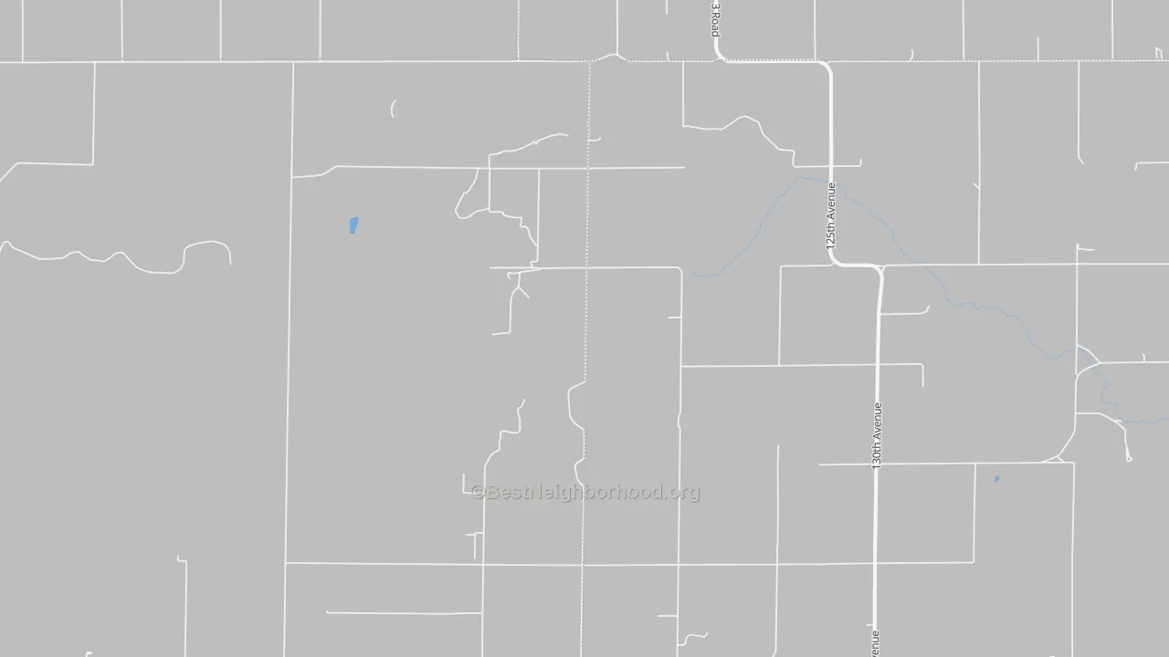 Bike Grade map of West Hamilton, KS