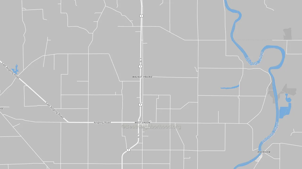 Bike Grade map of West Union, IL