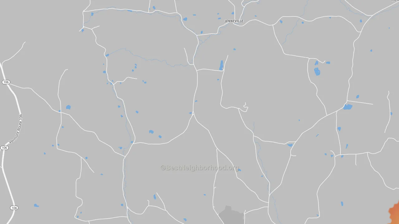 Bike Grade map of West Windsor, VT
