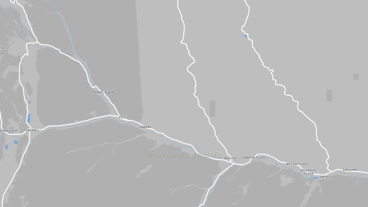 Bike Grade map of Weston, CO