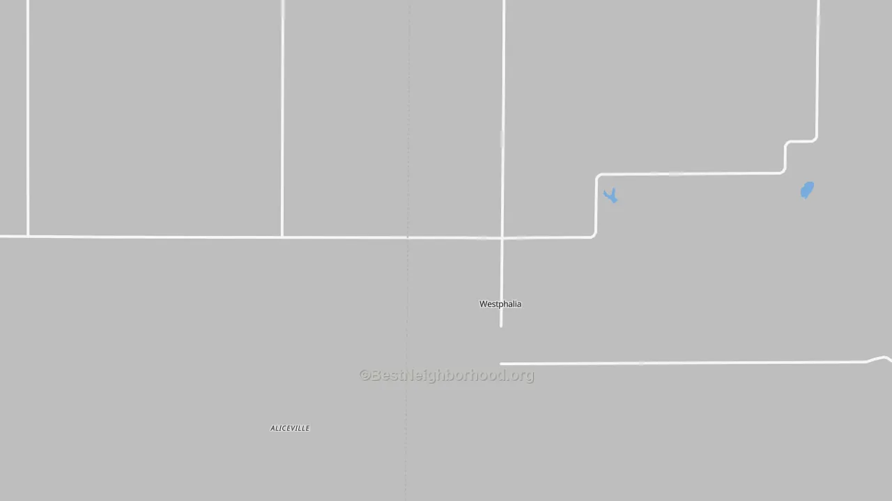 Bike Grade map of Westphalia, KS