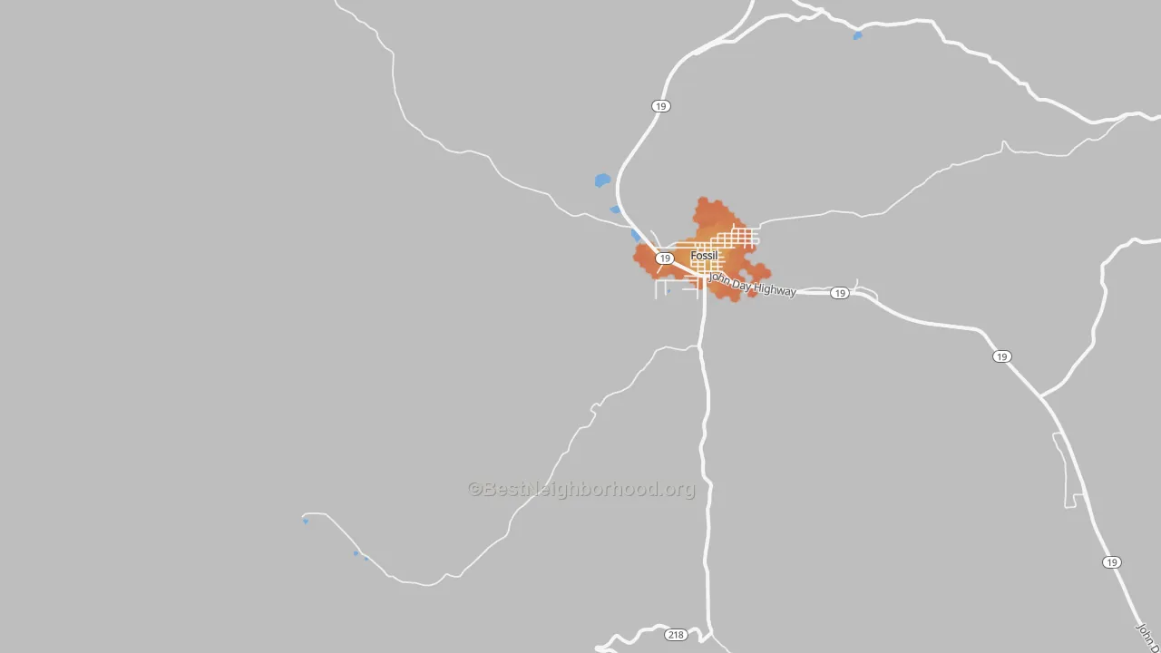 Bike Grade map of Wetmore, OR