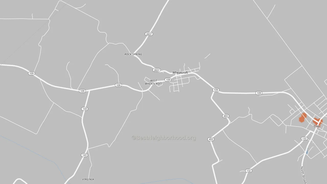 Bike Grade map of Wheatcroft, KY