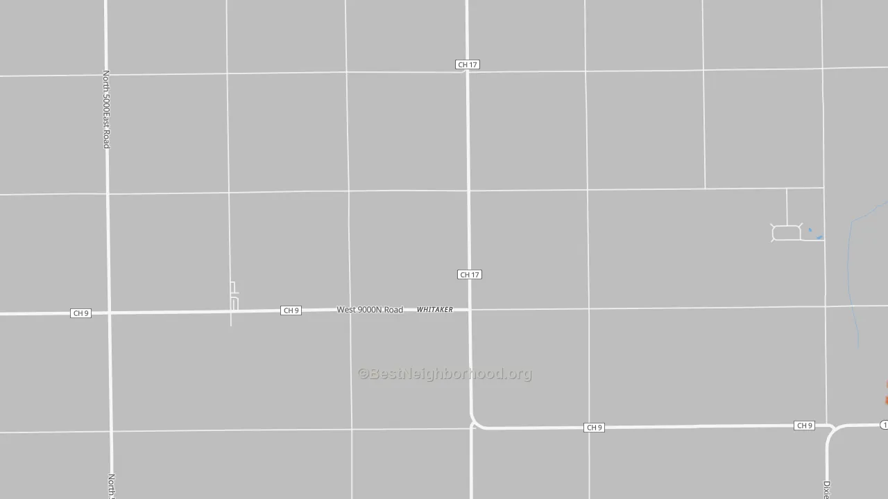 Bike Grade map of Whitaker, IL