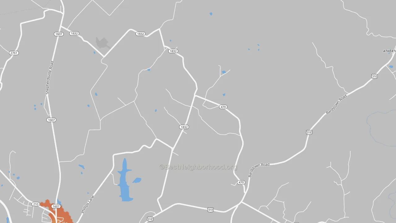 Bike Grade map of White City, KY