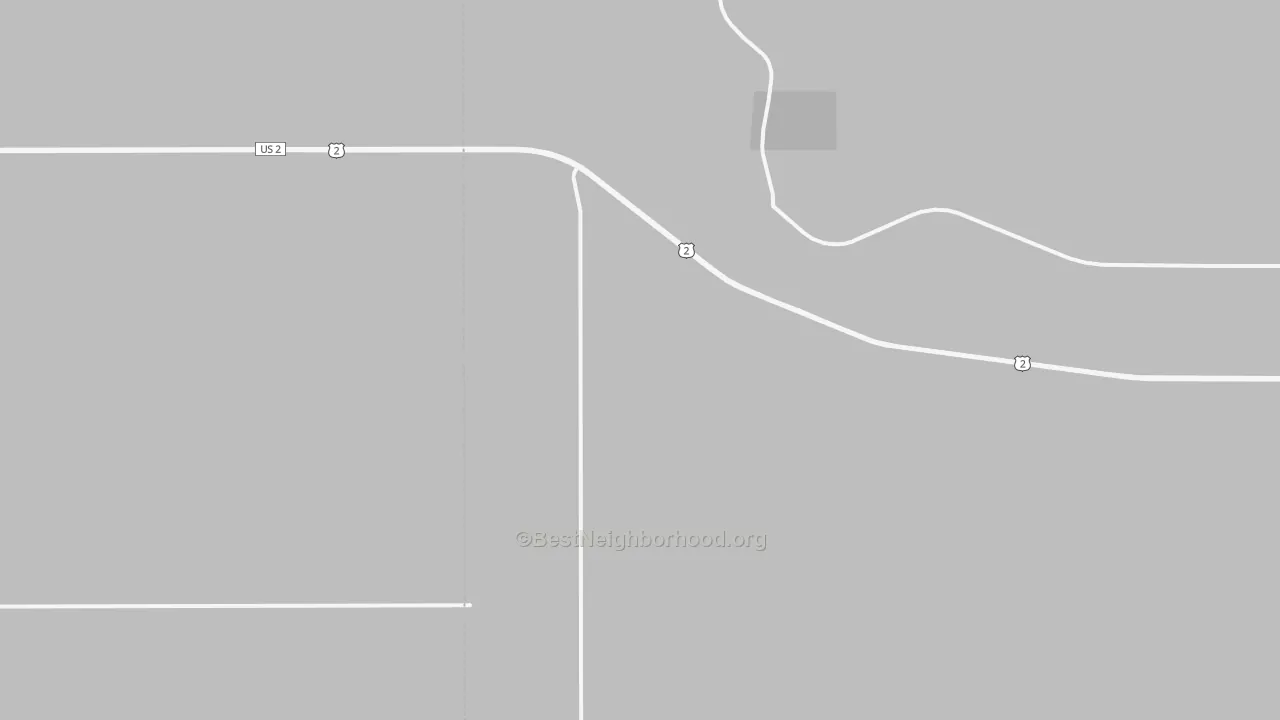 Bike Grade map of White Earth, ND