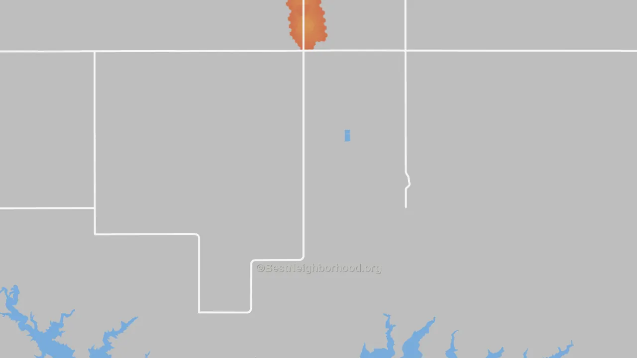 Bike Grade map of White Shield, ND