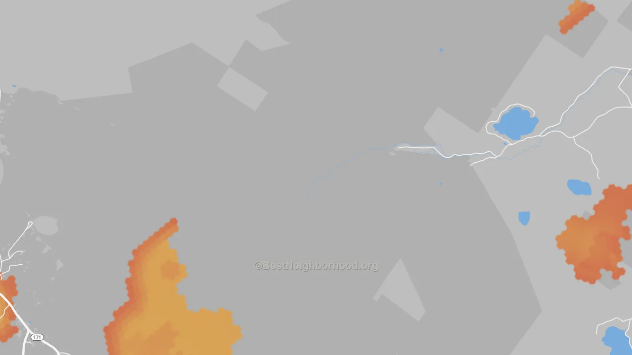 Bike Grade map of Whittier, NH