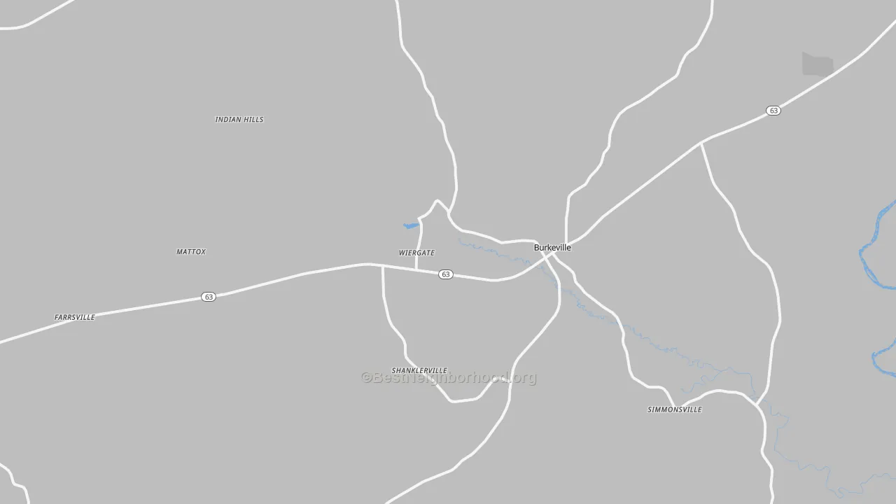Bike Grade map of Wiergate, TX
