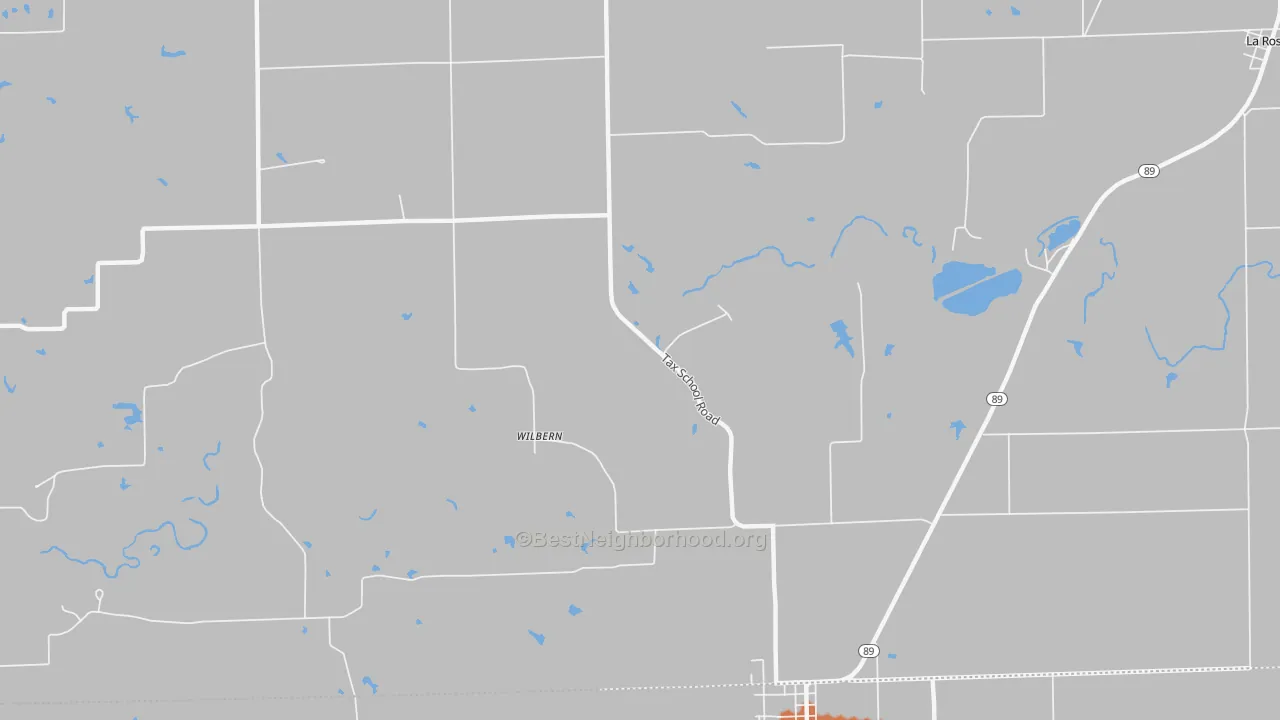Bike Grade map of Wilbern, IL