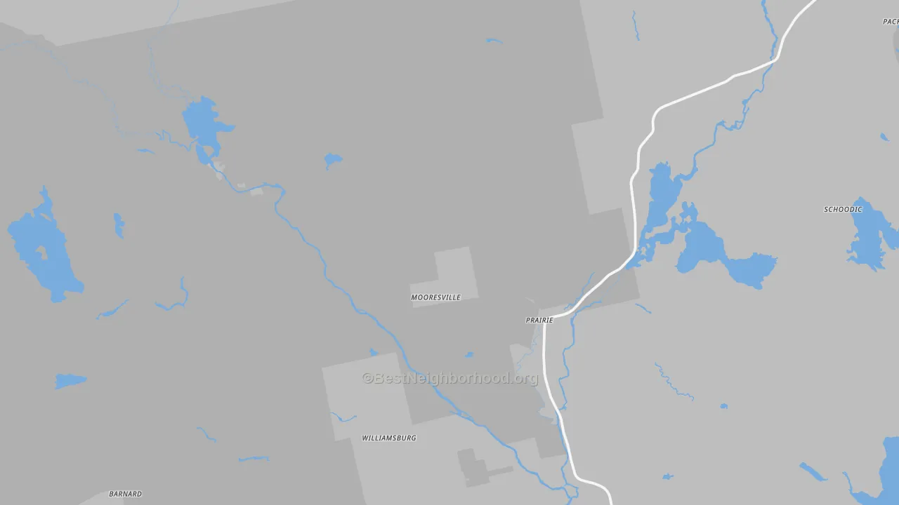 Bike Grade map of Williamsburg, ME