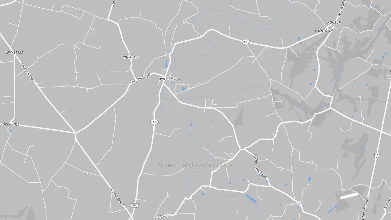 Bike Grade map of Williamson, PA