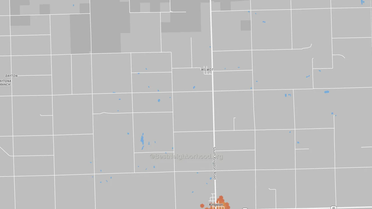 Bike Grade map of Wilmot, MI