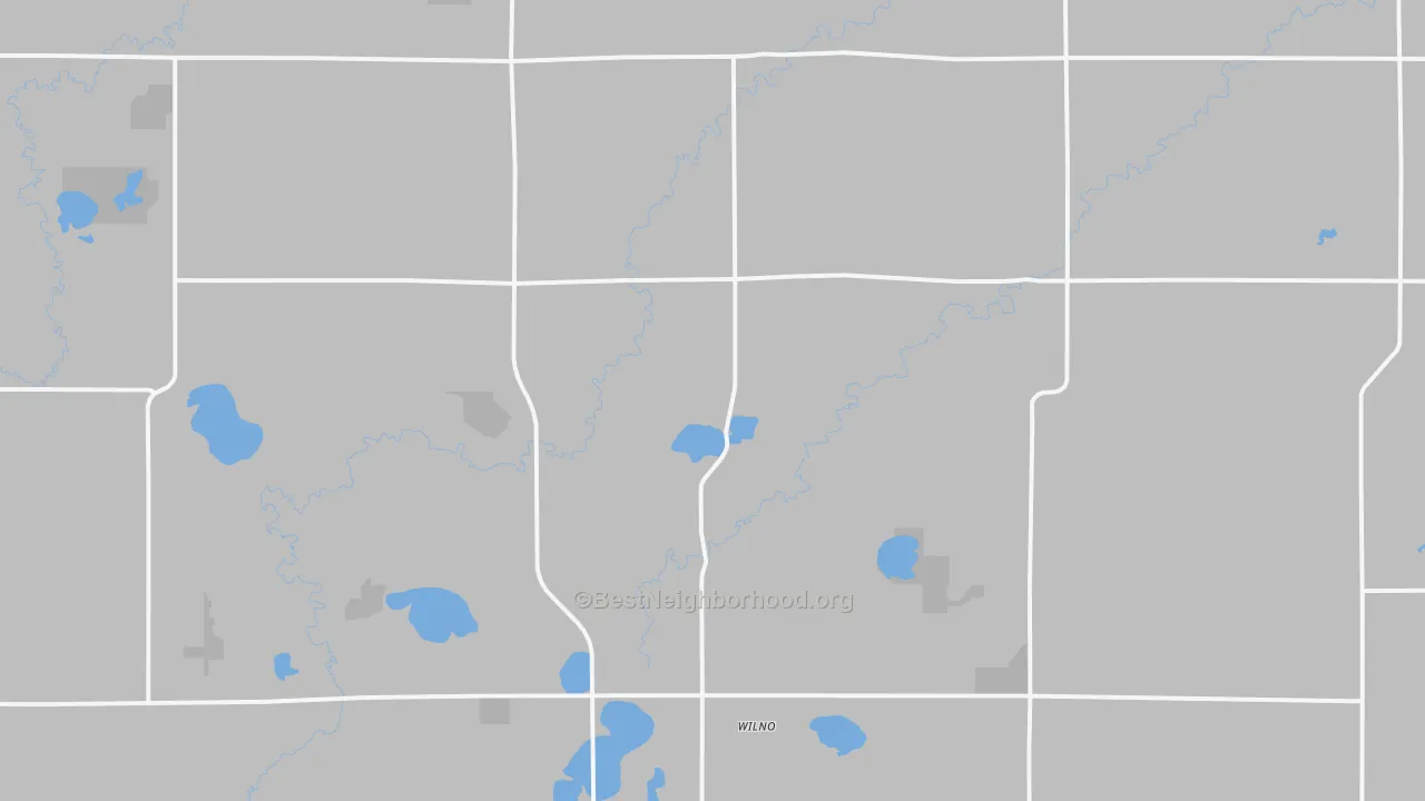 Bike Grade map of Wilno, MN