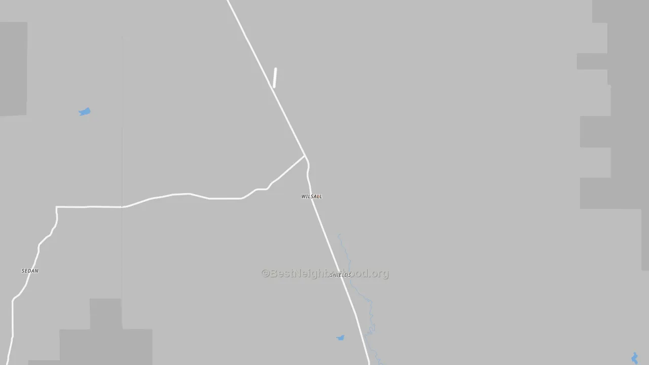 Bike Grade map of Wilsall, MT
