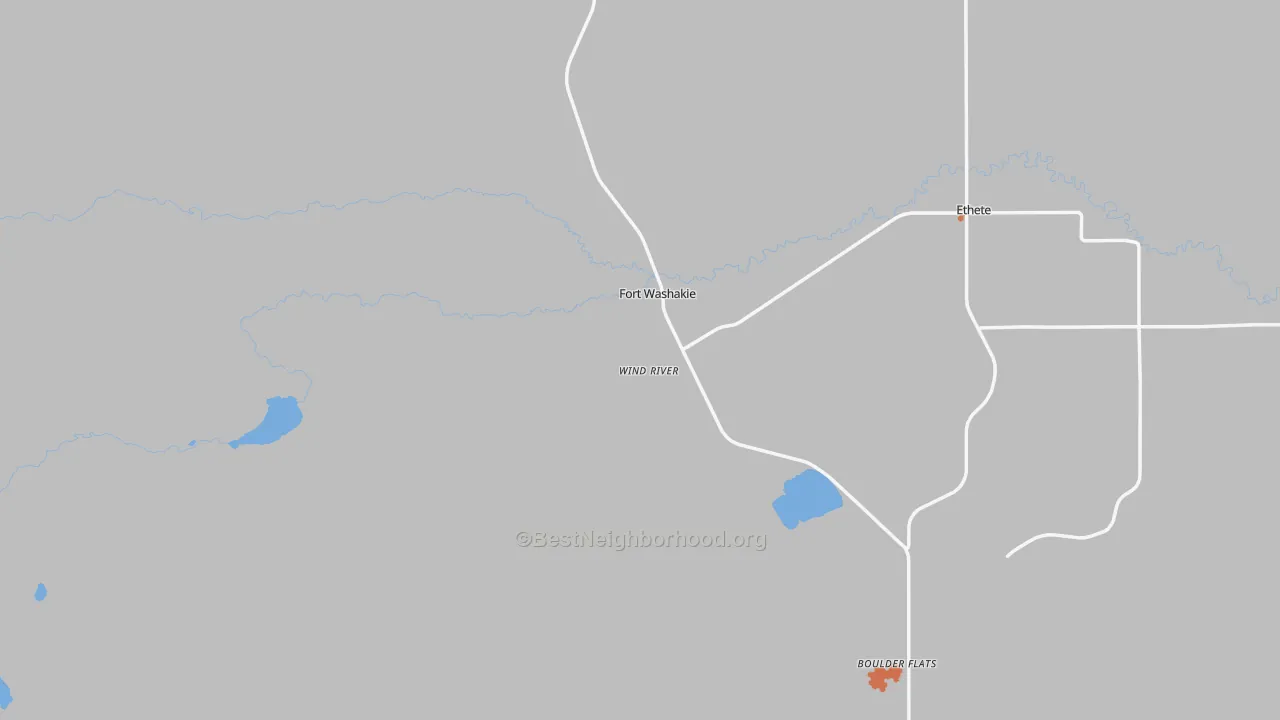 Bike Grade map of Wind River, WY