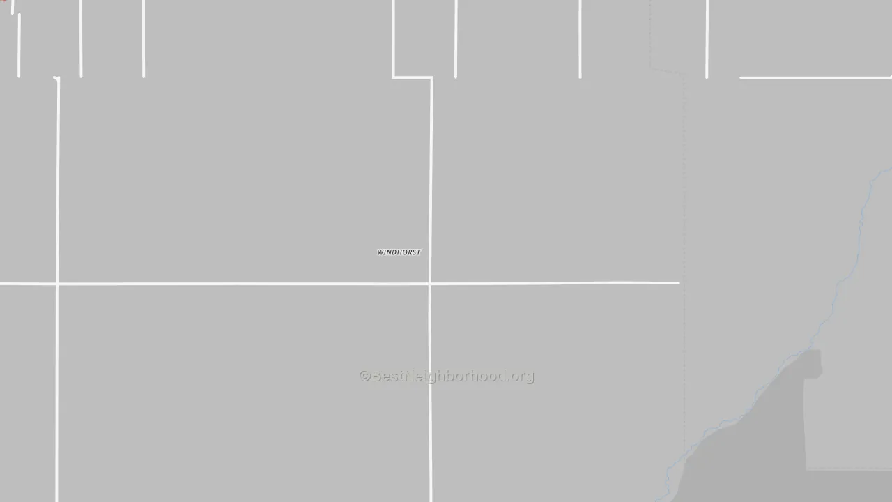 Bike Grade map of Windhorst, KS