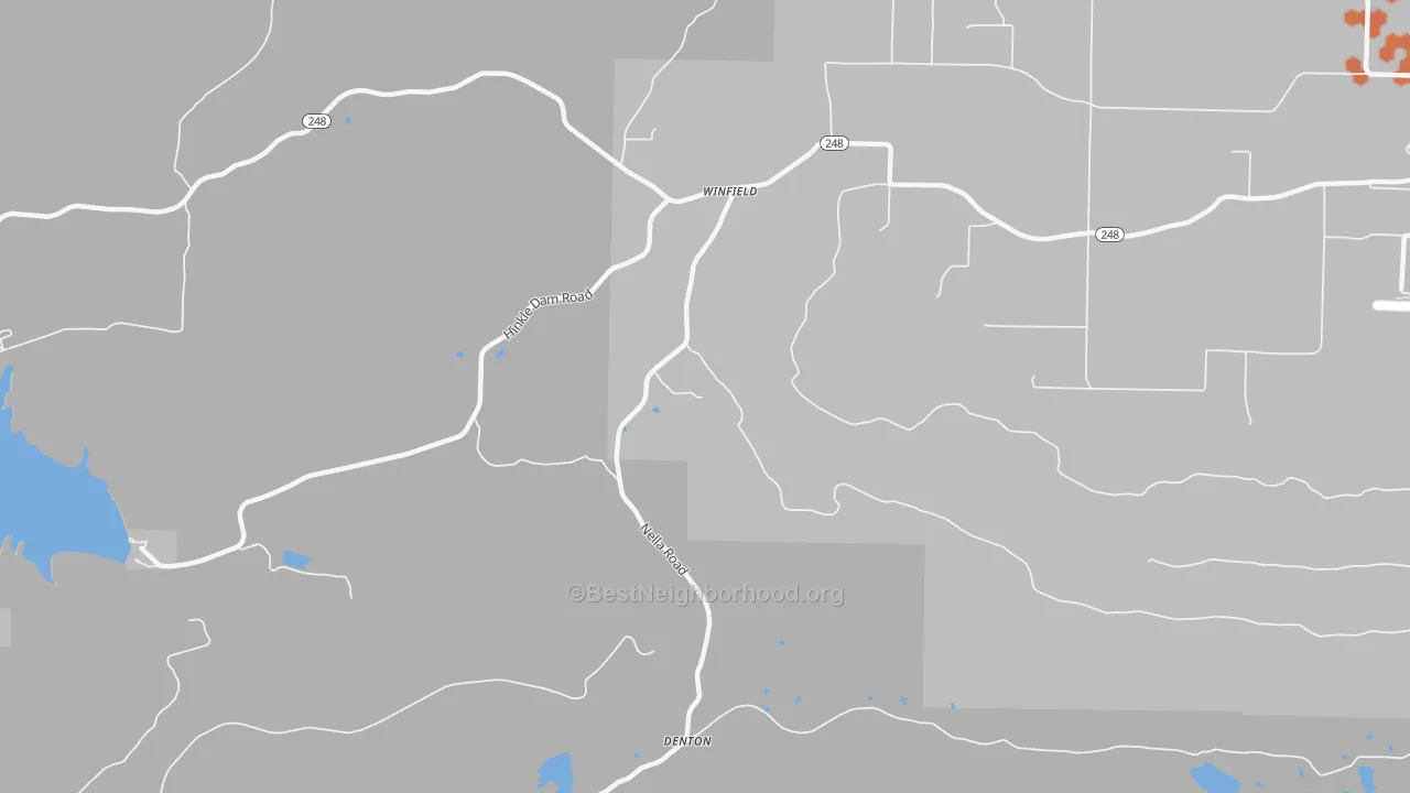 Bike Grade map of Winfield, AR