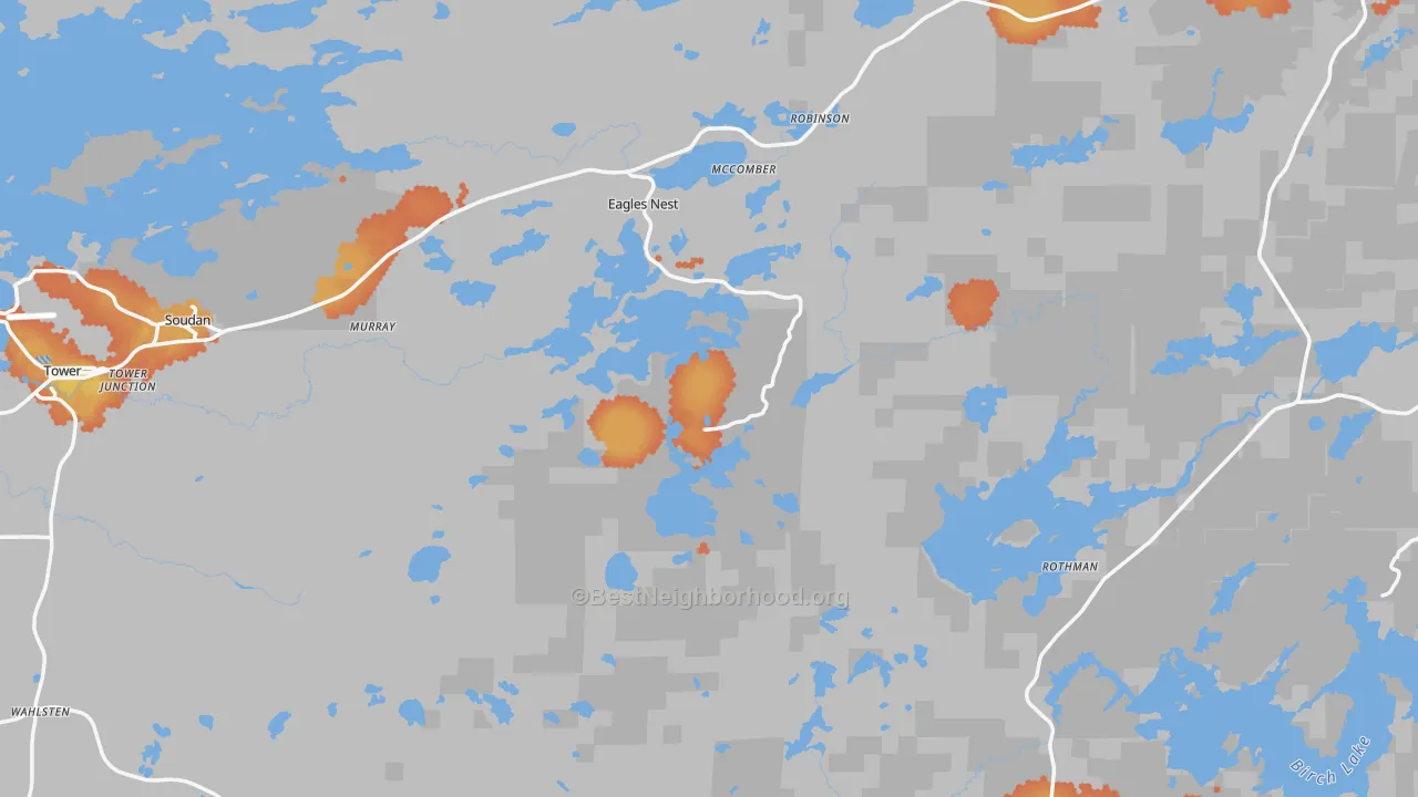 Bike Grade map of Winton, MN