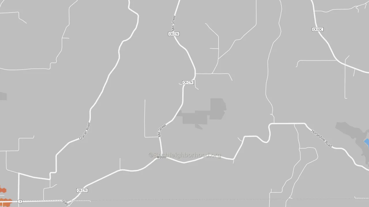 Bike Grade map of Wood, IA