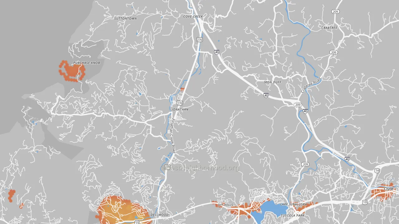 Bike Grade map of Worley, NC
