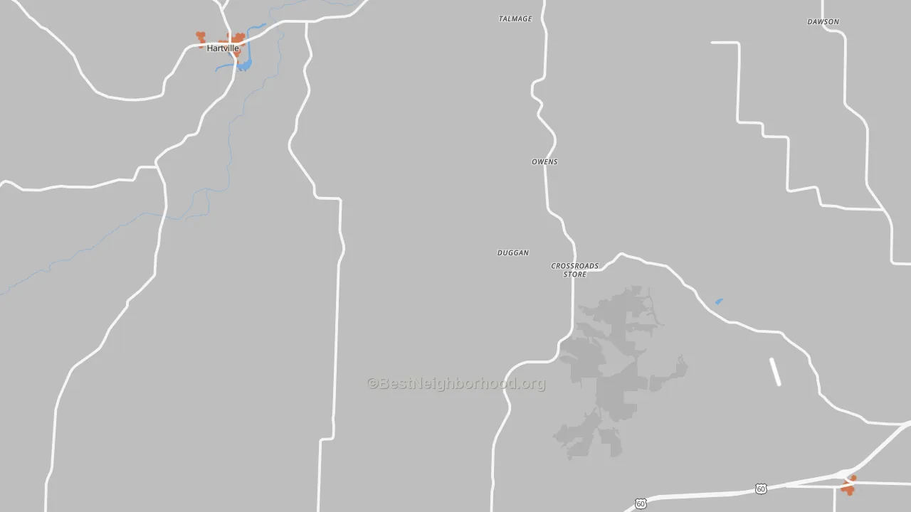 Bike Grade map of Wright County, MO
