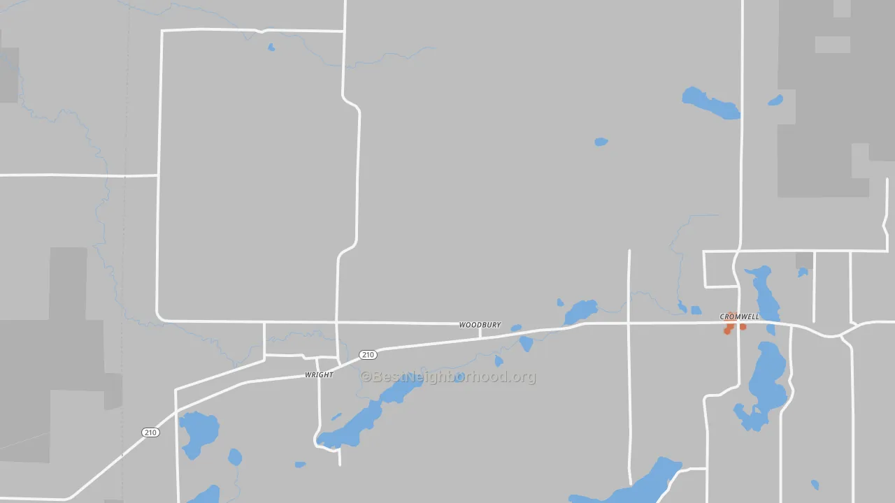 Bike Grade map of Wright, MN