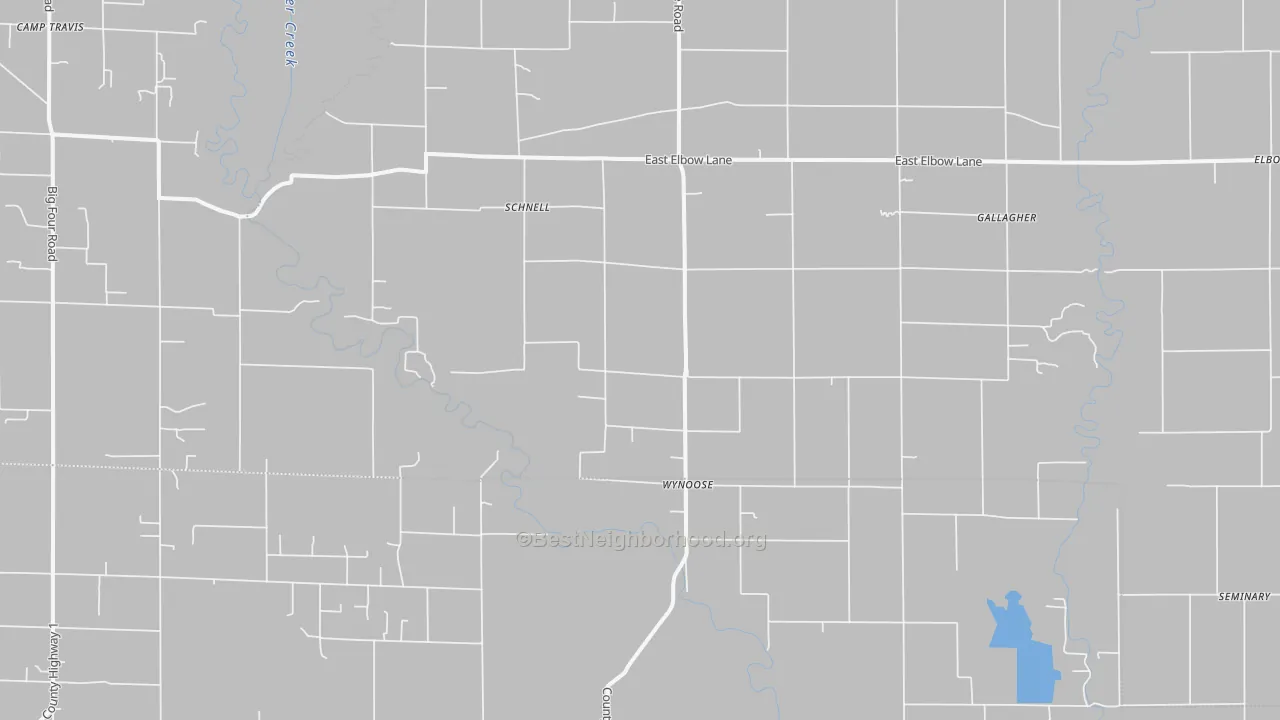 Bike Grade map of Wynoose, IL