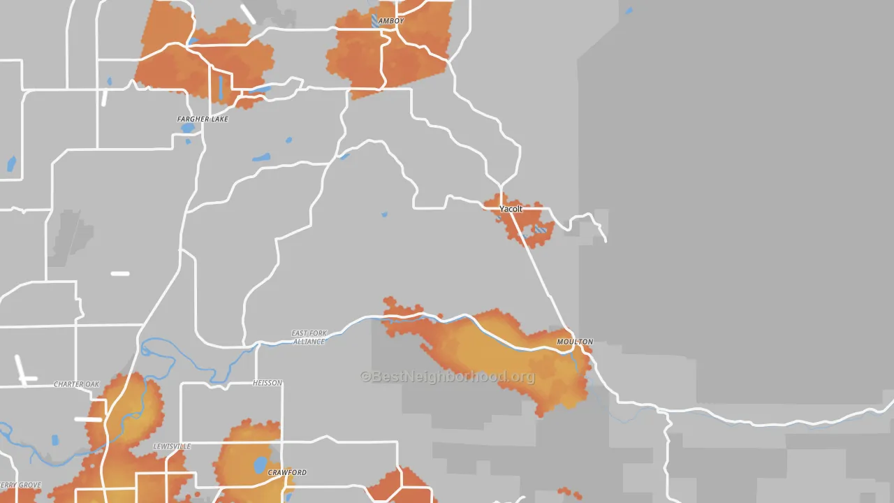 Bike Grade map of Yacolt, WA