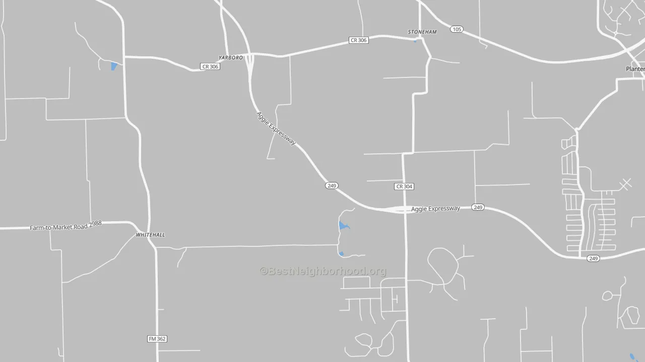 Bike Grade map of Yarboro, TX