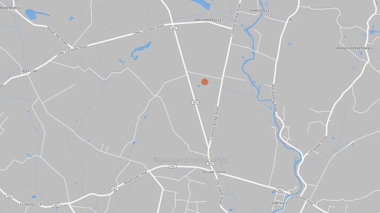 Bike Grade map of Yellow House, PA