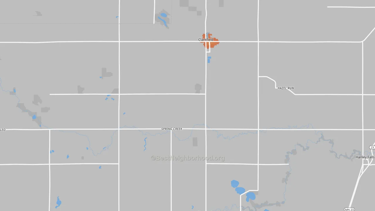 Bike Grade map of Yellow Medicine County, MN