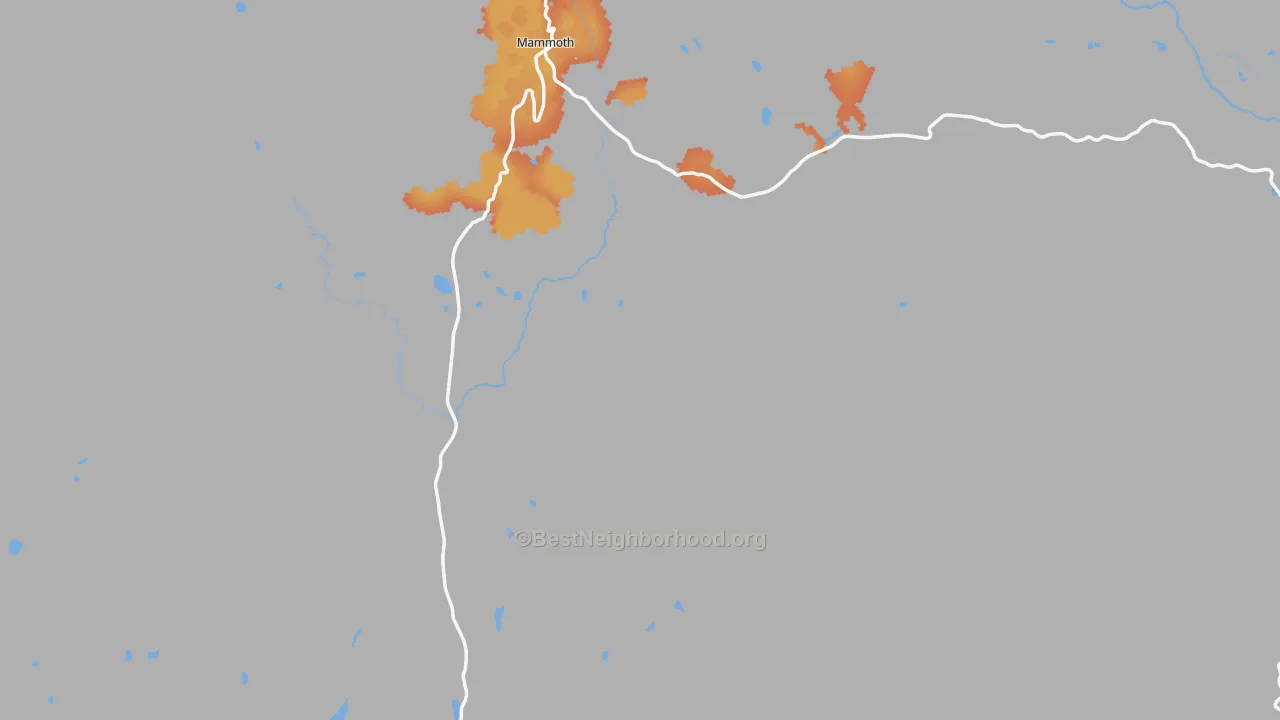 Bike Grade map of Yellowstone National Park, WY