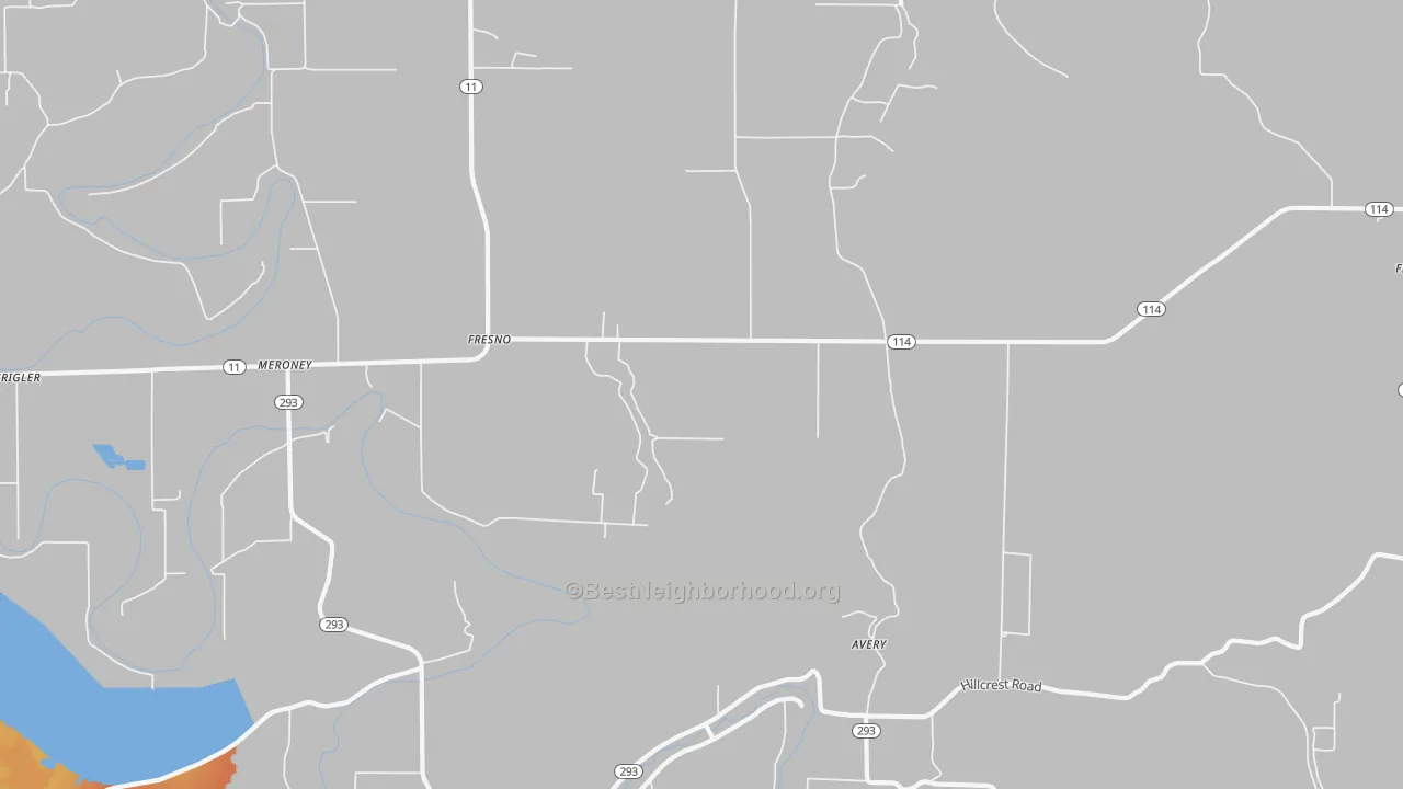 Bike Grade map of Yorktown, AR