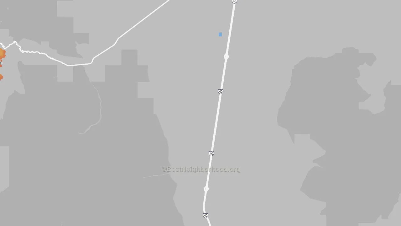 Bike Grade map of Yucca, AZ