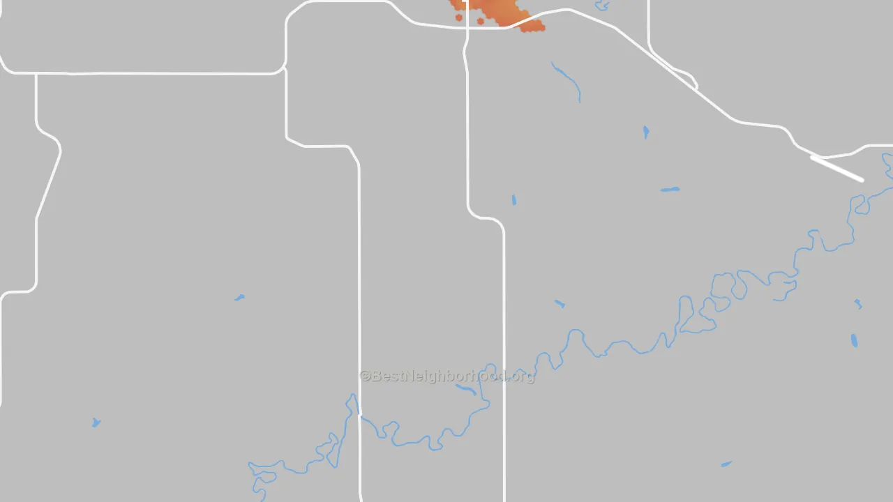 Bike Grade map of Zap, ND