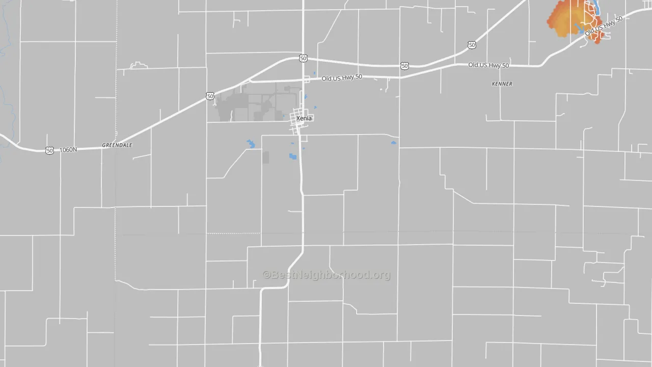 Bike Grade map of Zenith, IL