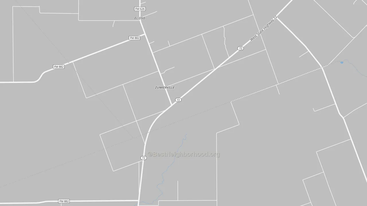Bike Grade map of Zunkerville, TX